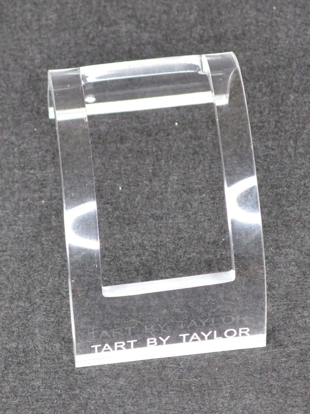 Tart by Taylor Acrylic Drink Coaster Holder - U Shaped Coaster Display - New